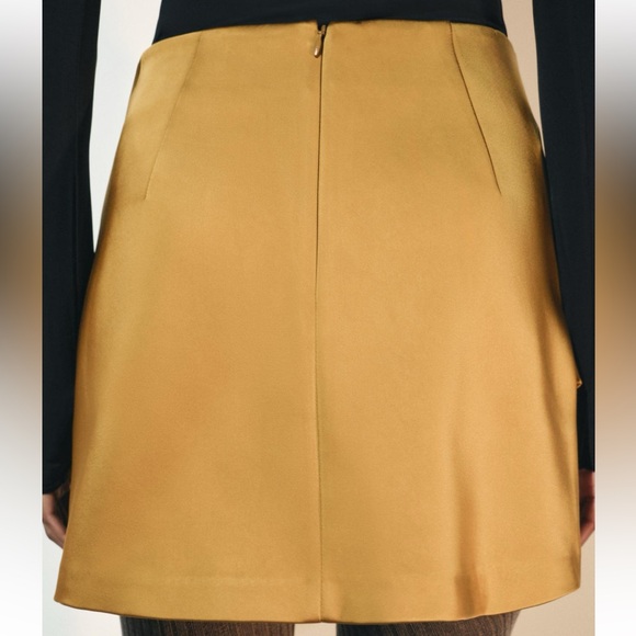 Zara | ZW COLLECTION SATIN BOW SKIRT - Picture 9 of 16
